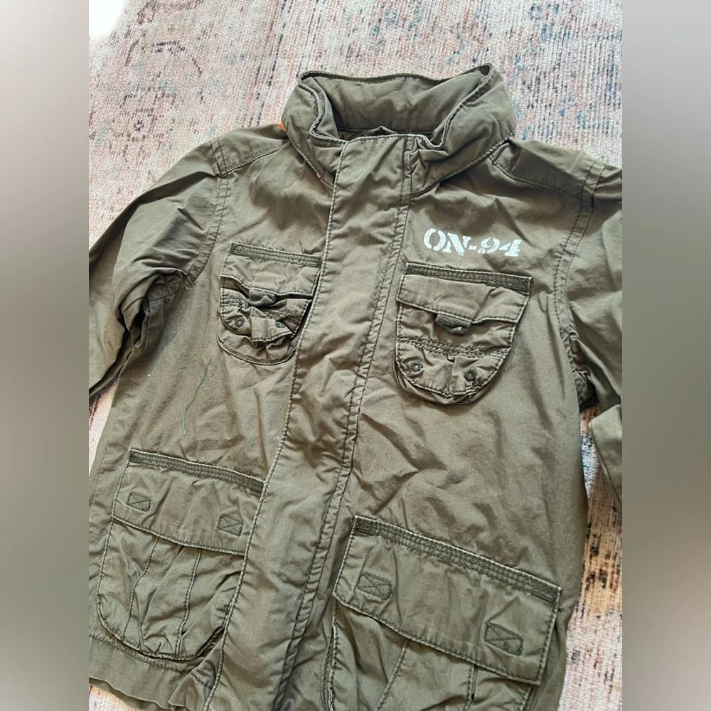 Old Navy Kids Dark Green Utility Jacket